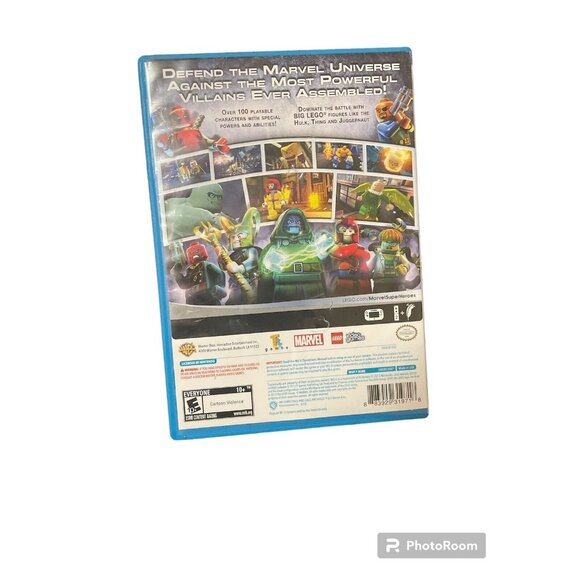 LEGO Marvel Super Heroes (Nintendo Wii U, 2013) GOOD no manual - Picture 2 of 4